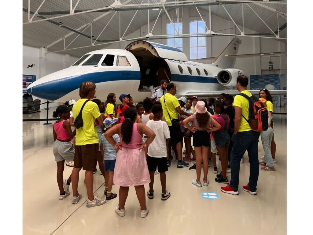 Passeio Solidário Museu do Ar e Pavilhão do Conhecimento realizado no dia 5 de Julho de 2024