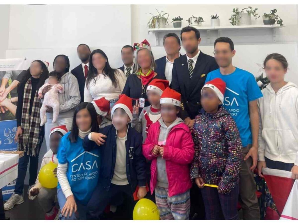 Lanche Solidário Instituição 'CASA' realizado em Dezembro de 2023